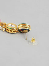 Gold Plated Kundan Polki Necklace Set
