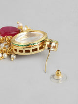Gold Plated Kundan Polki Necklace Set