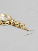 Gold Plated Kundan Polki Necklace Set