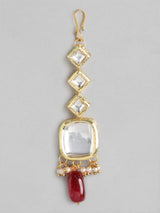Gold Plated Kundan Polki Necklace Set