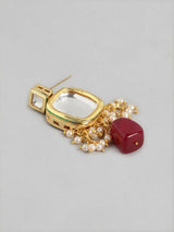 Gold Plated Kundan Polki Necklace Set