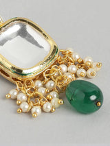 Gold Plated Kundan Polki Necklace Set
