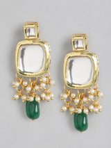 Gold Plated Kundan Polki Necklace Set
