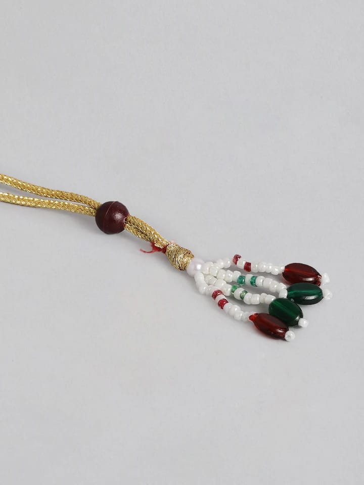 Gold Plated Kundan Polki Necklace Set