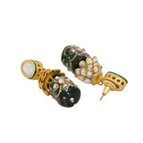 Gold Plated Kundan Polki Necklace Set