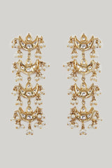 Gold Plated Kundan Polki Necklace Set