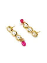 Gold Plated Elegant kundan Necklace set