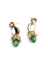 Gold Plated Elegant kundan Necklace set