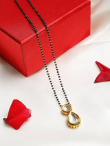 Kundan Classic Mangalsutra With Gold Plating