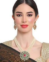 Gold Plated Latest Traditional Stylish Fancy Kundan Necklace