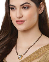 Kundan Classic Mangalsutra With Gold Plating