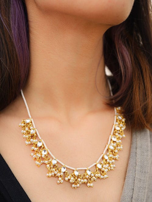 Beautiful Long Kundan Necklace