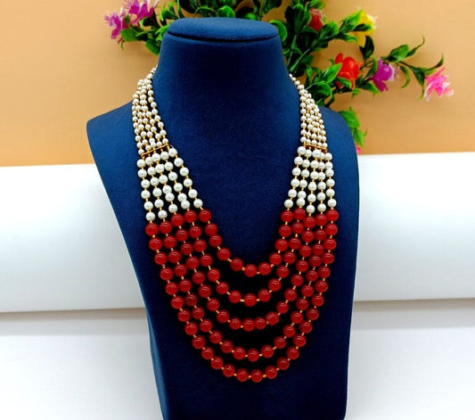 5 Layer Pearl Necklace