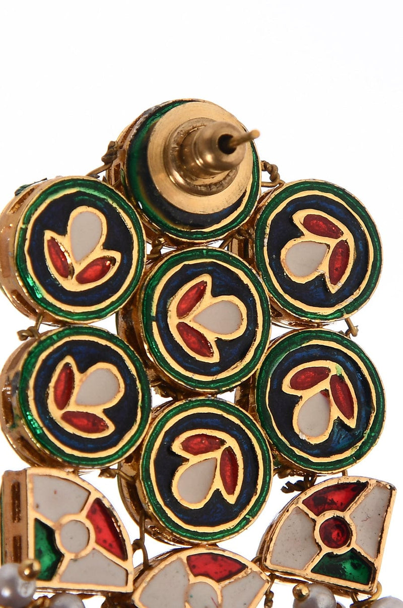 Gold Plated Kundan Earrings