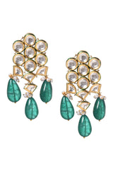 Gold Plated Kundan Earrings