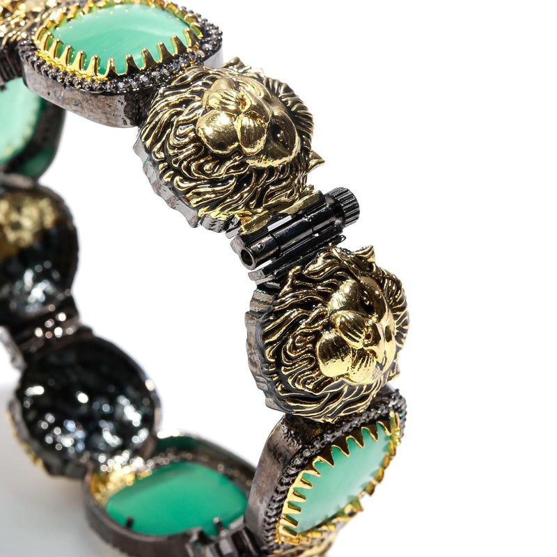 Sabyasachi Inspired Two Tone Polki Bangles
