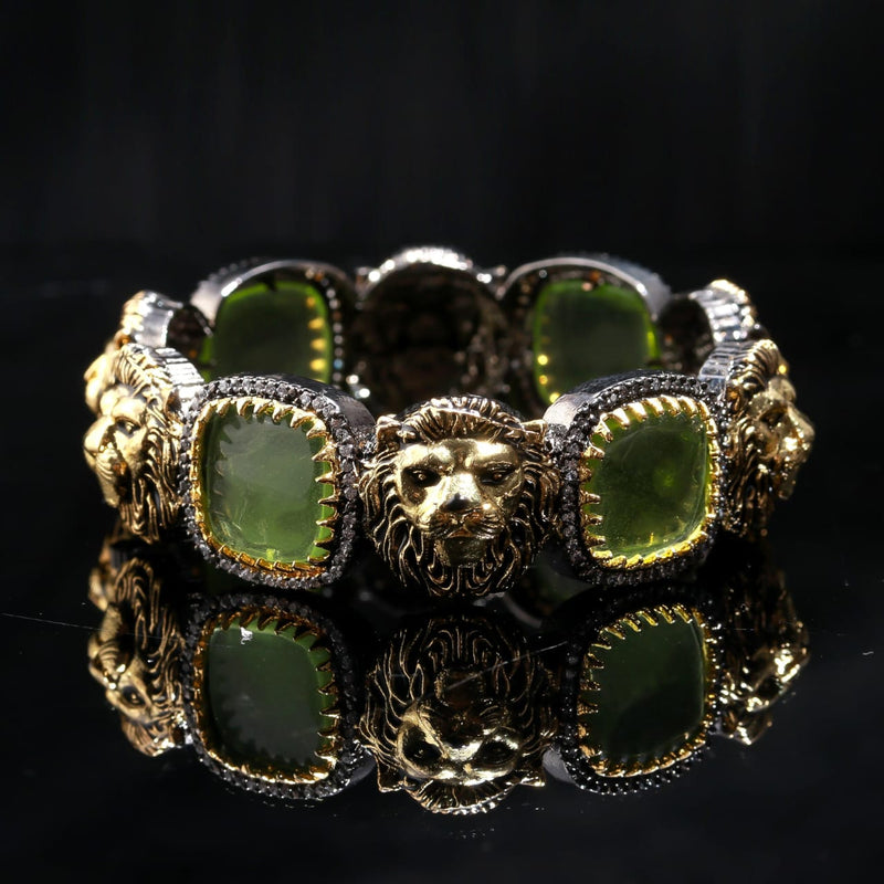 Sabyasachi Inspired Two Tone Polki Bangles