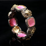 Sabyasachi Inspired Two Tone Polki Bangles