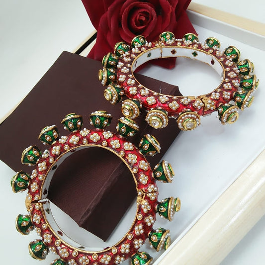 Meenakari And Jadau Bangle