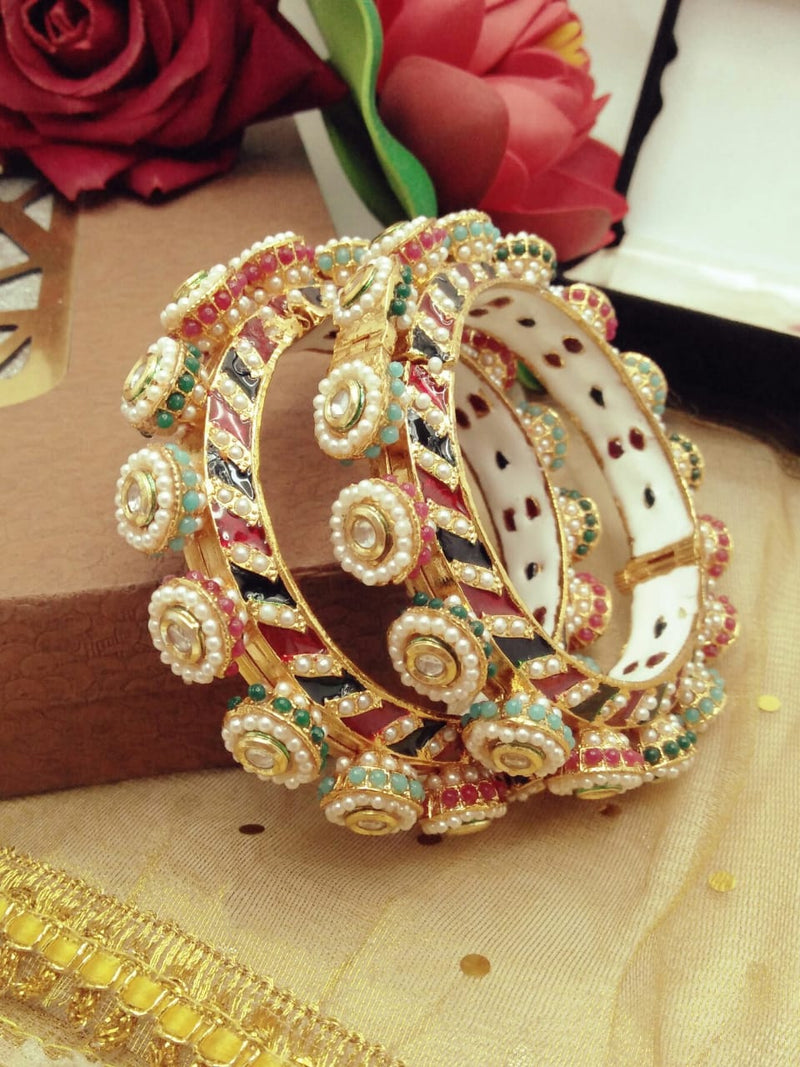 Meenakari And Jadau Bangle