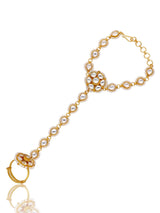 Beaded Kundan Hathphool (Pack Of 2)