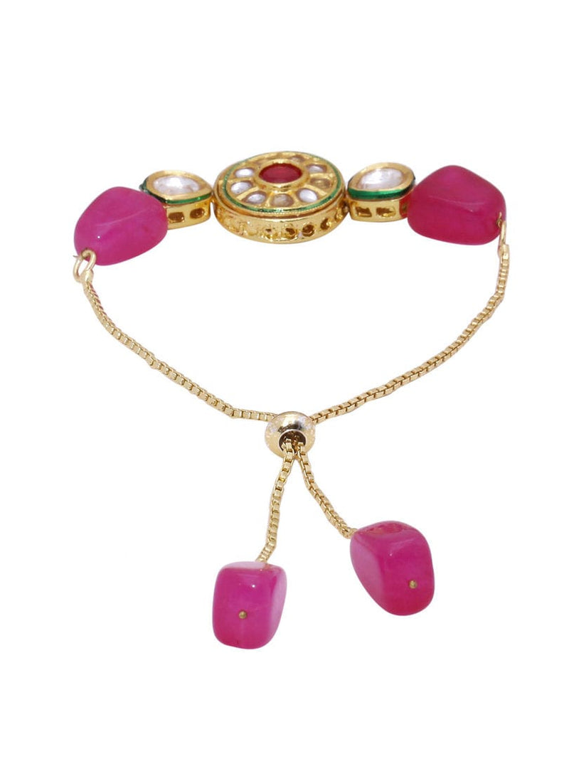 Beaded Kundan Bracelet