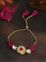 Beaded Kundan Bracelet