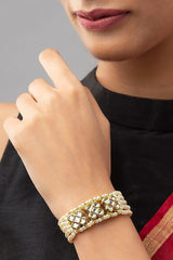 Beaded Kundan Bracelet