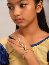 Kundan Hathphool Bracelet (Pack Of 2)