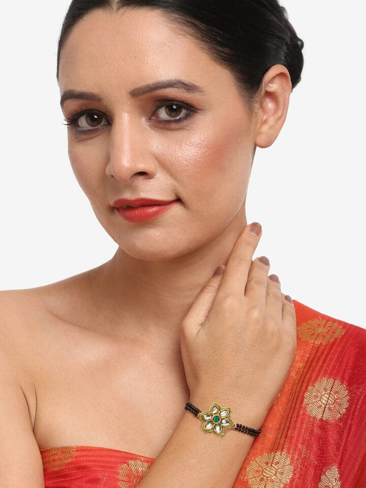Beaded Kundan Bracelet