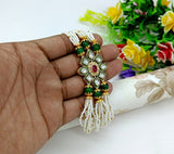 Beaded Kundan Bracelet
