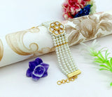 Beaded Kundan Bracelet