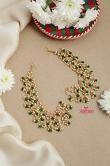 Kundan Polki  Ear Chain (Pack Of 2)