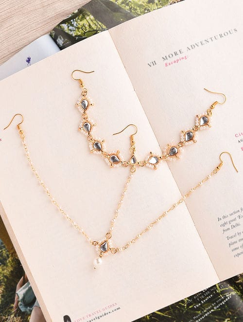 Women Gold Hook Gold Plated Alloy Hair Accessories