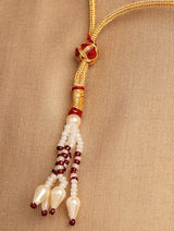 Groom Necklace for Sherwani With Multi Stone Beads