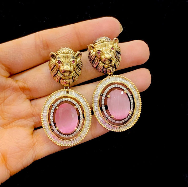 SABYASANCHI INSPIRED SINGLE STONE EARRING