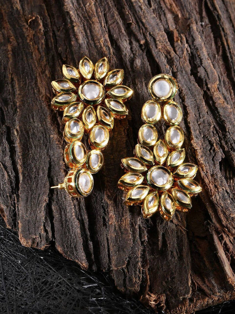 Kundan Meena Jadau Earring