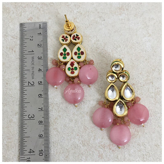 Kundan Meena Jadau Earring