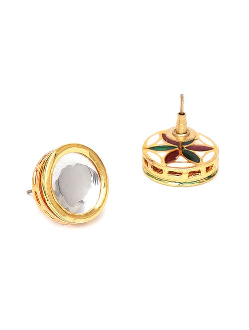 Kundan Meena Jadau Earring
