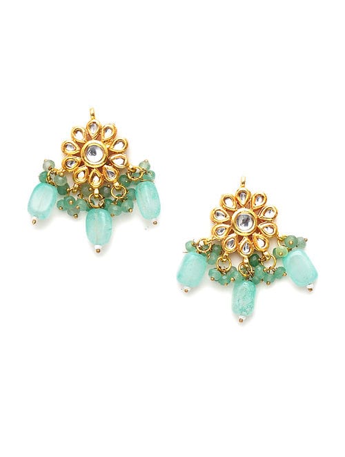 Kundan And Pearl Earrings