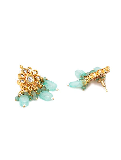 Kundan And Pearl Earrings