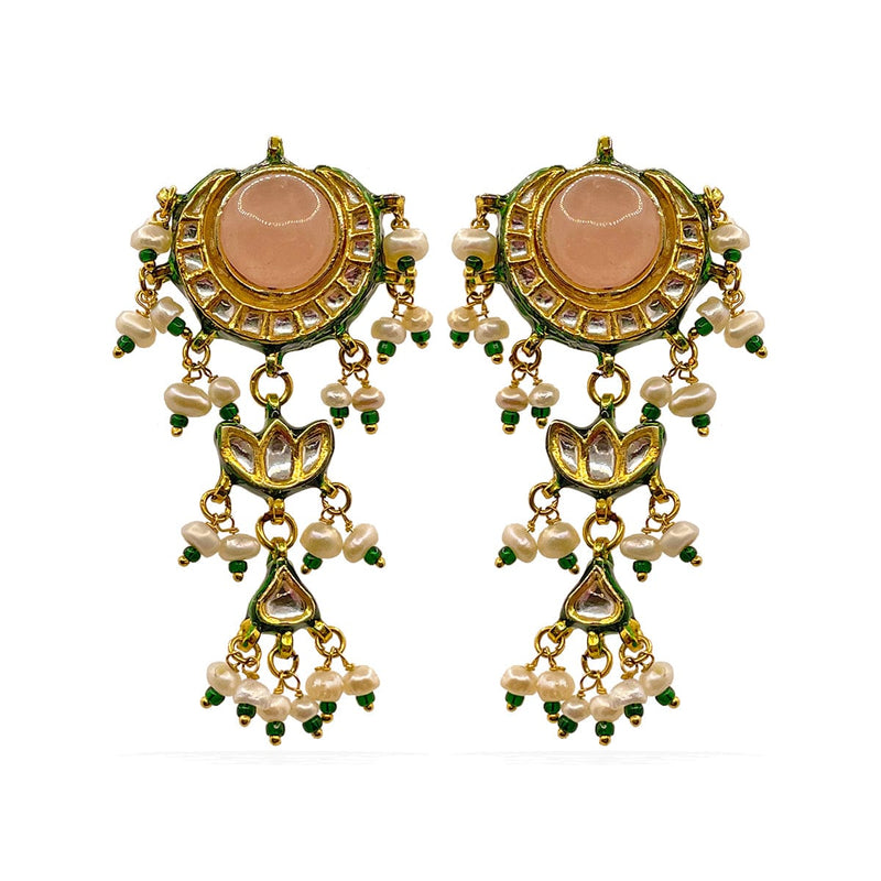 Uncut Kundan Polki Earrings