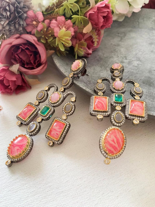 Uncut Kundan Polki Earrings