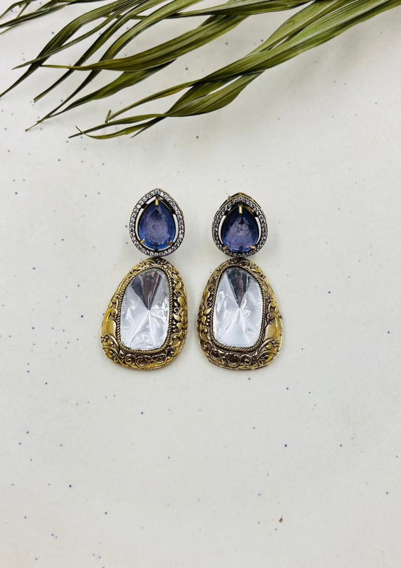 Uncut Kundan Polki Earrings