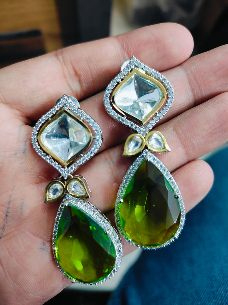 Uncut Kundan Polki Earrings