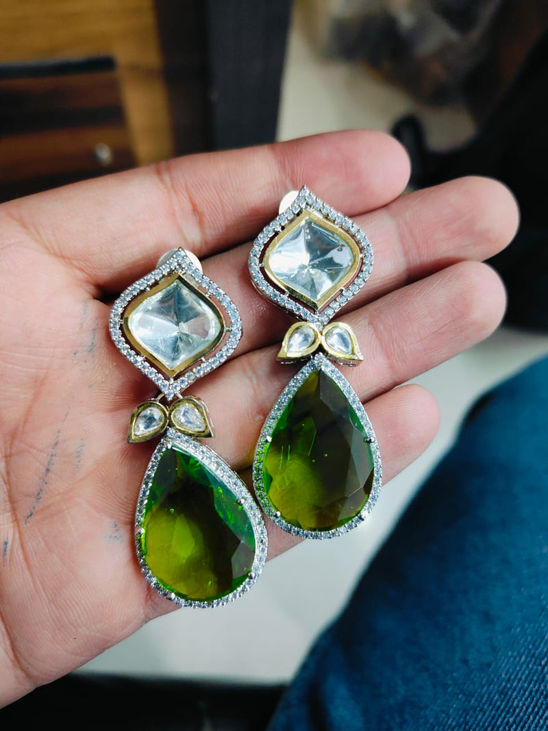 Uncut Kundan Polki Earrings