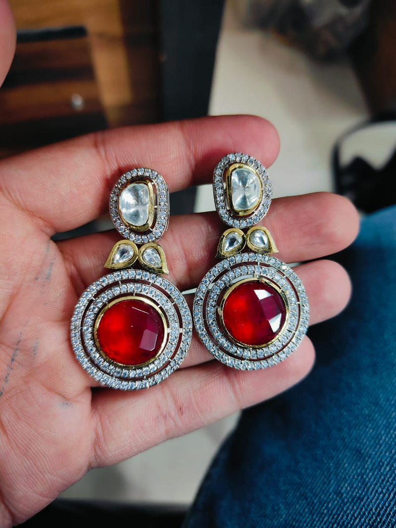 Uncut Kundan Polki Earrings
