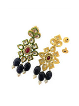 Gold Plated Alloy Earring and Necklace Set