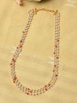 White & Pink Pearl Necklace