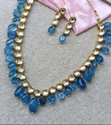 Embellished Kundan Necklace Set